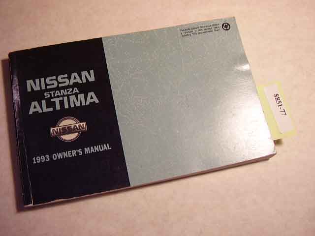 Nissan Altima 08 Owners Manual - faxupload