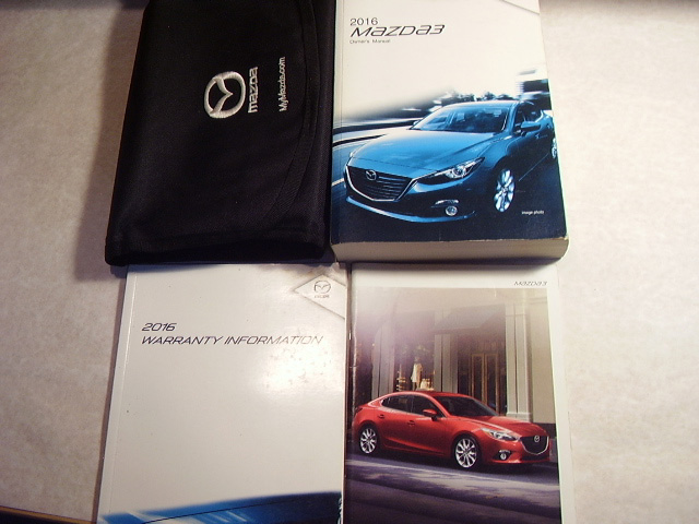 2016 Mazda 3 Owners Manual | Cooters Auto Manuals
