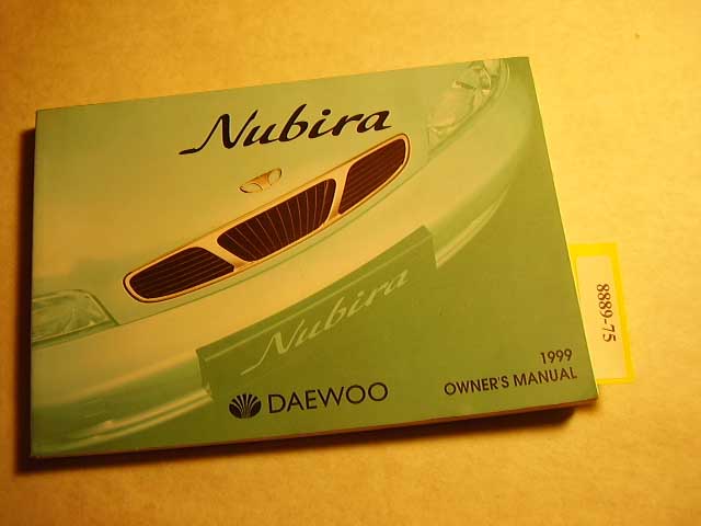 Daewoo Owners Manuals | Cooters Auto Manuals